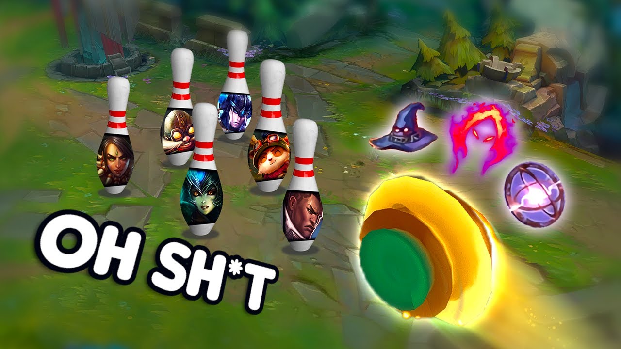 Rammus...but he's a 1200 AP bowling ball that deletes your entire HP bar 🤣🤣