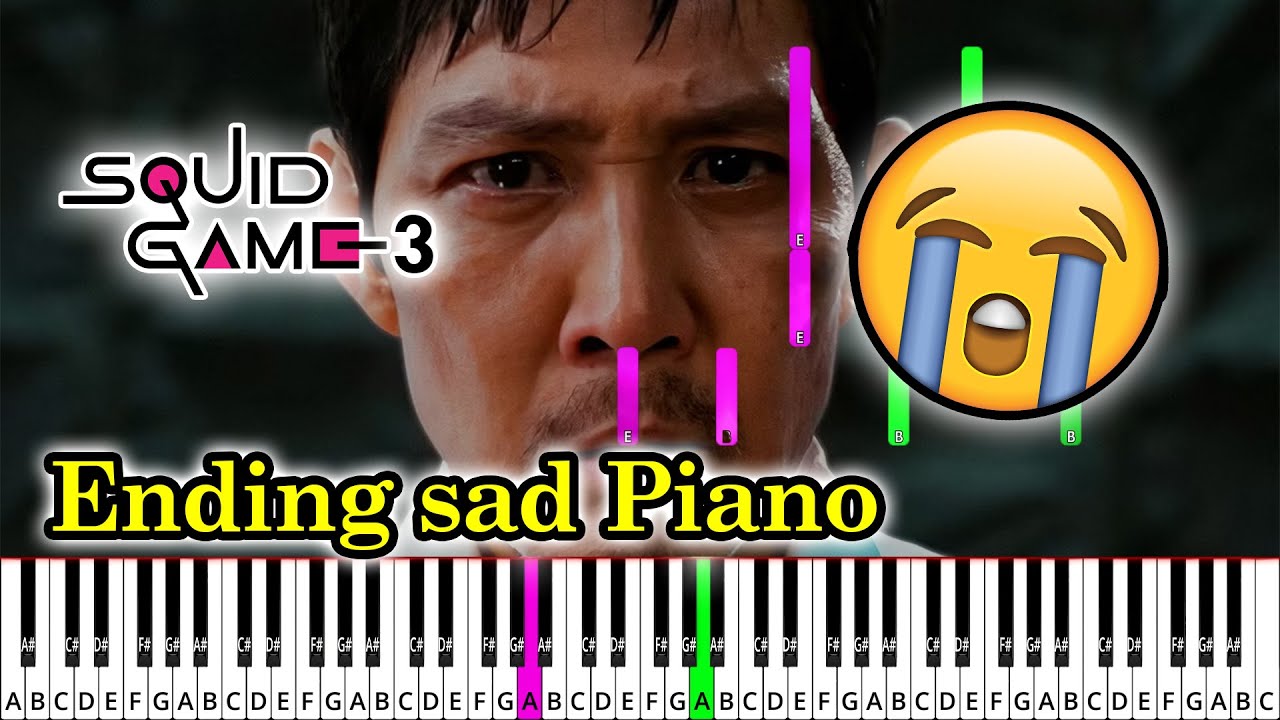 Squid Game 3 End Scene - Piano Tutorial