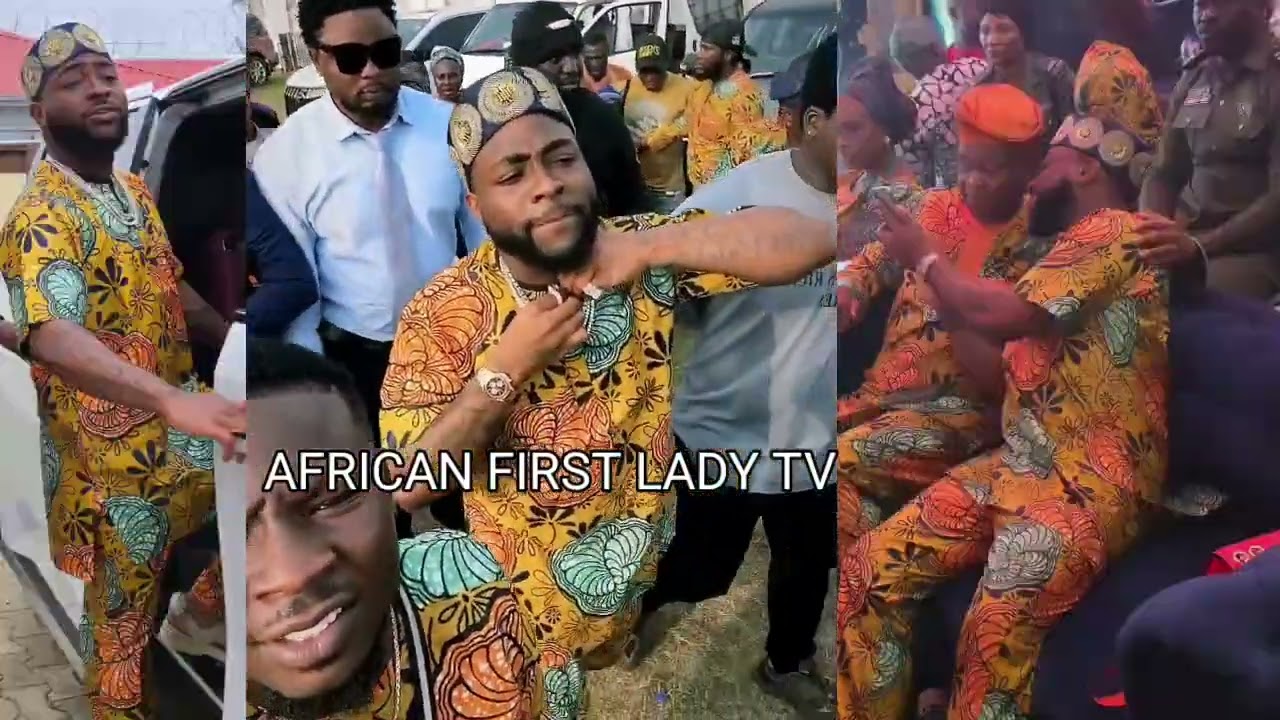 Chioma & Davido Visit To Adeleke University new Sport Stadium in Osun