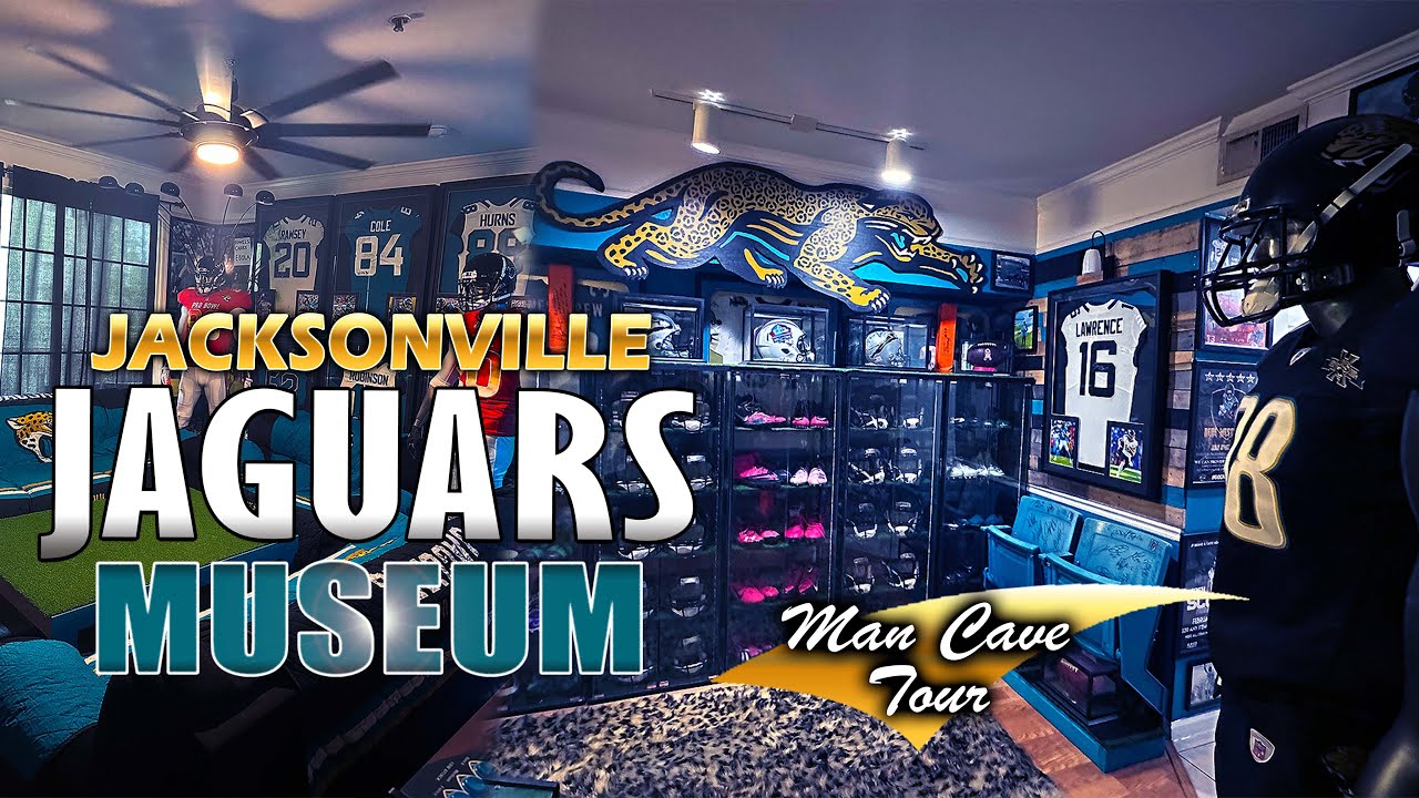 Is It A Man Cave Or A Museum? 🤯 INSANE Jaguars Collection!