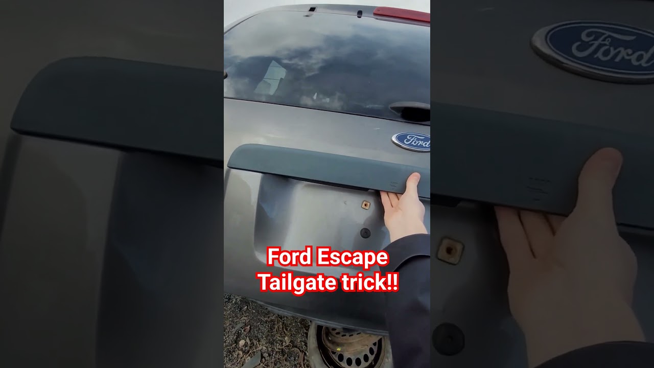 Знаете ли вы это о заднем борте Ford Escape первого поколения??? #ford #escape #внедорожник #авто...