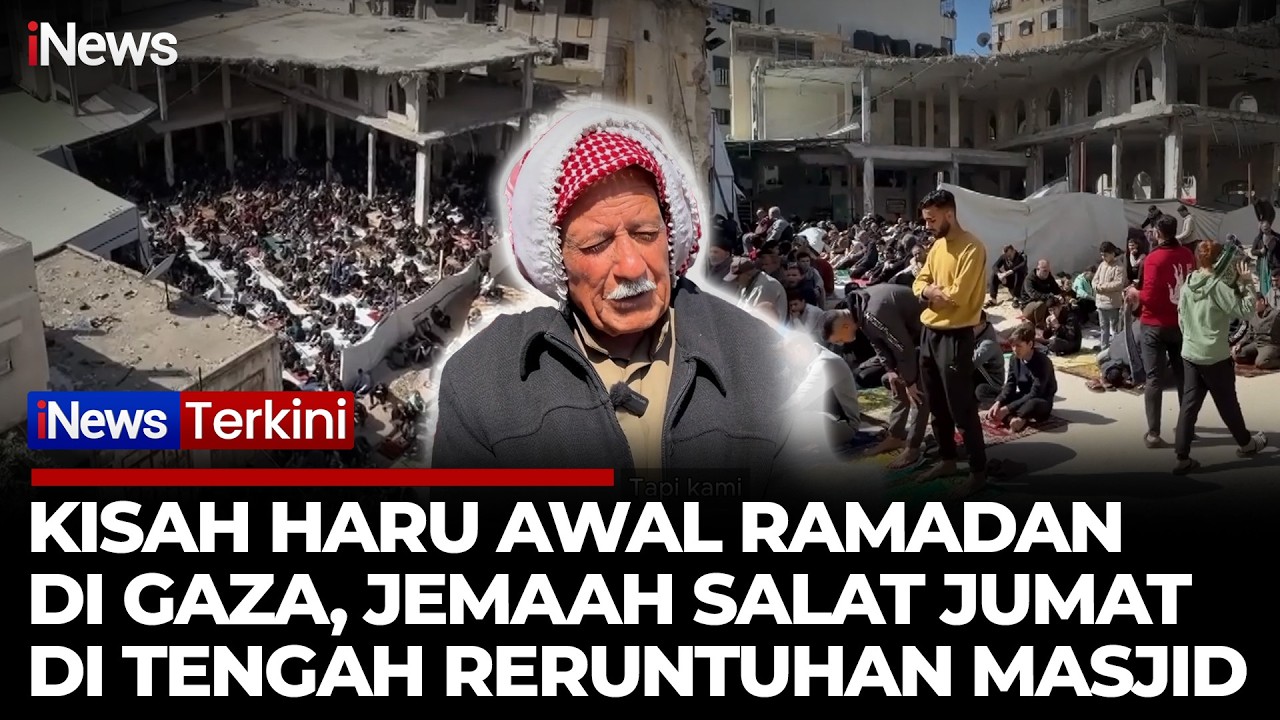 Tangis dan Takbir Ramadan di Gaza! Masjid Al-Kanz yang Hancur Kembali Gelar Salat Jumat | iNews