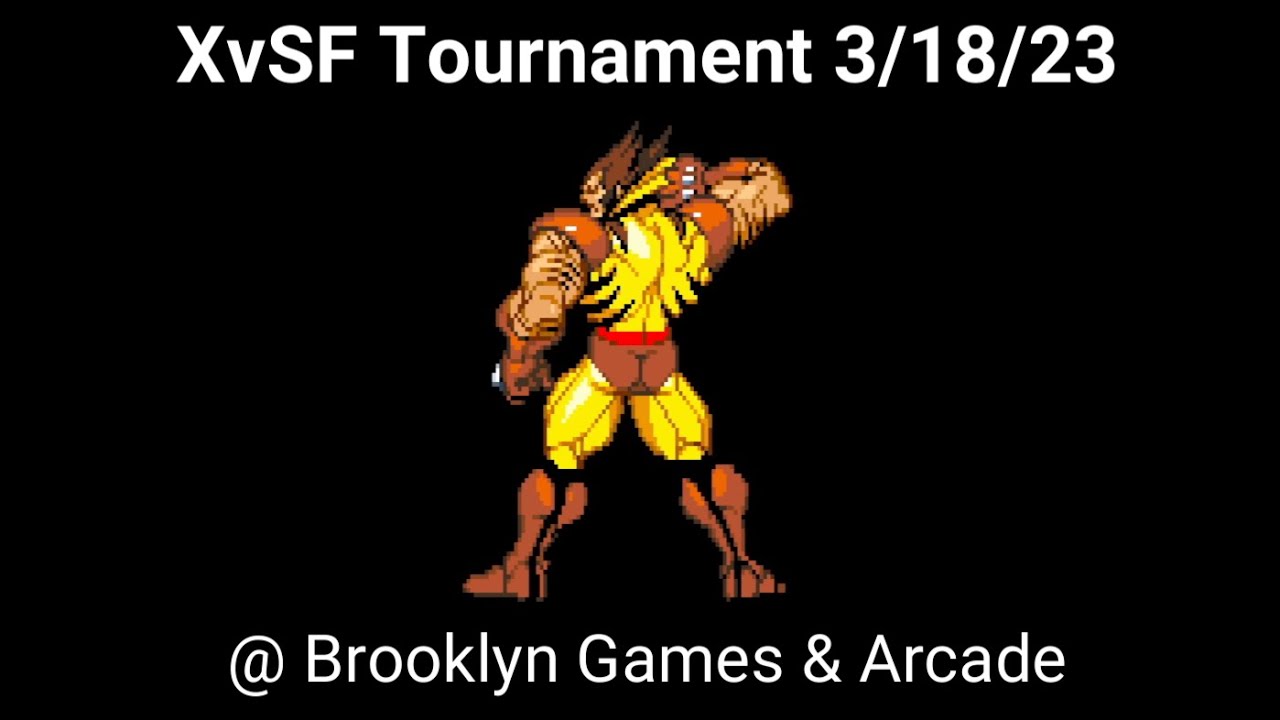 X-Men vs. Street Fighter tournament @ Brooklyn Games & Arcade (3/18/23) 