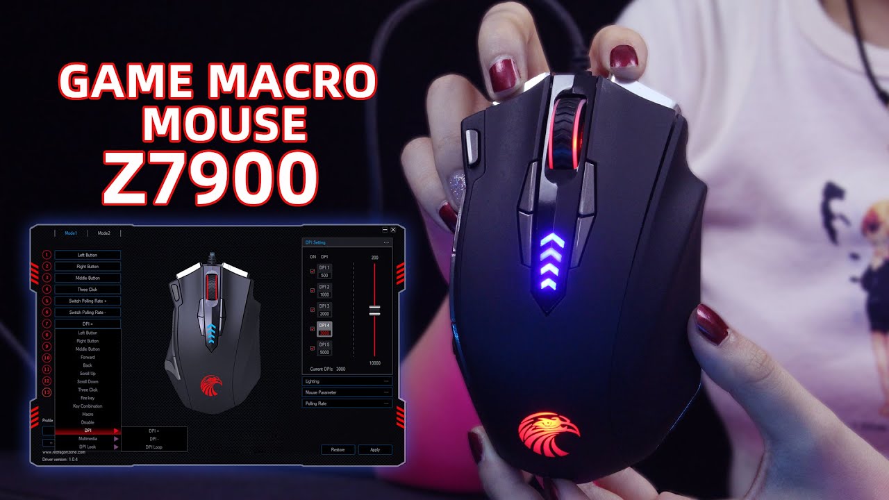 Game Macro Mouse Z7900