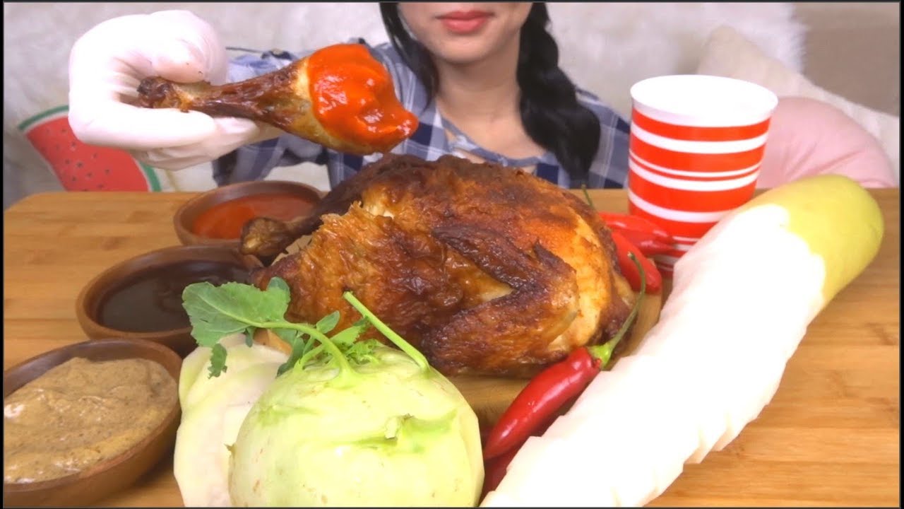 ASMR WHOLE ROTISSERIE CHICKEN | NO TALKING | EATING SOUNDS