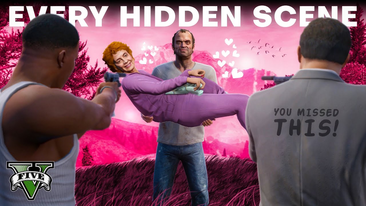 Every GTA 5 SECRET Scene (No One Saw Them All)