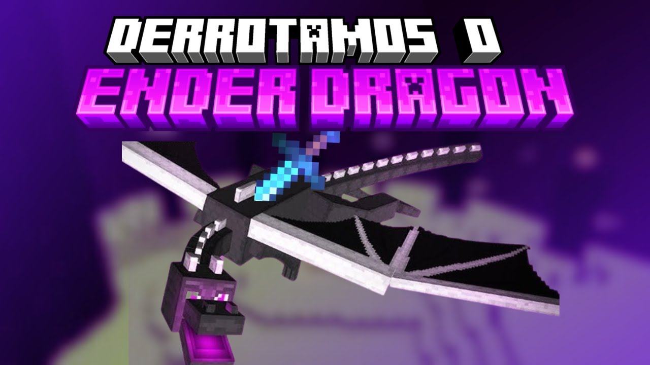 DERROTAMOS O ENDER DRAGON - Minecraft Vanilinha Shadé
