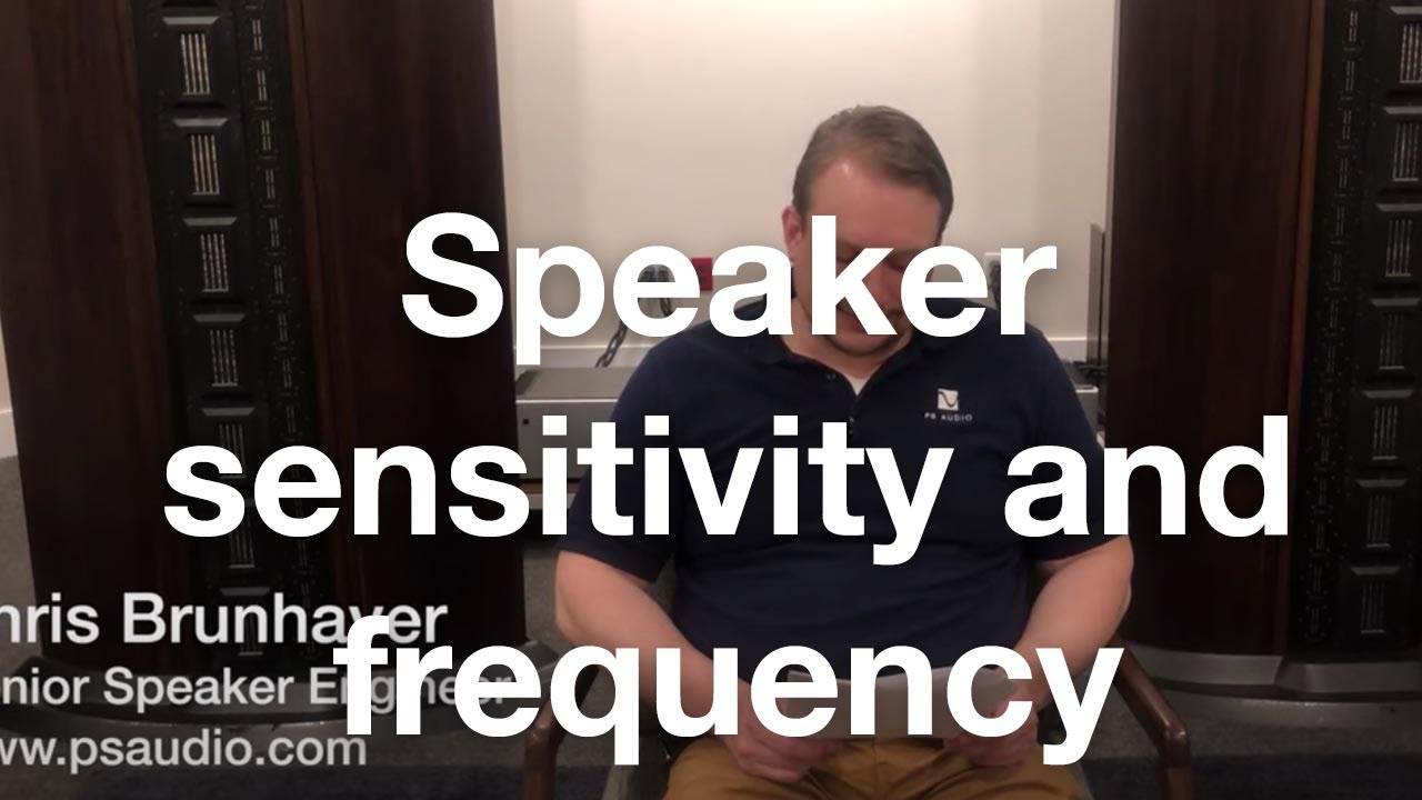 Is speaker sensitivity related to frequency?