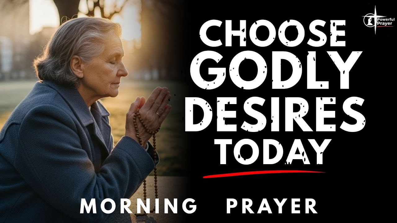 Start Today Delighting in the Lord, Choose Godly Desires | Morning Prayer
