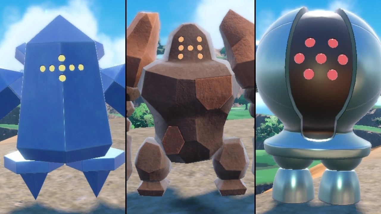 Как получить БЛЕСТЯЩИЕ Regice, Regirock и Registeel в Pokemon Scarlet Violet!