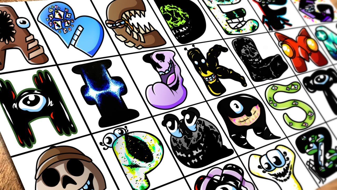 Drawing Alphabet Lore But they became DOORS (A-Z) / How to draw Alphabet Lore MEME