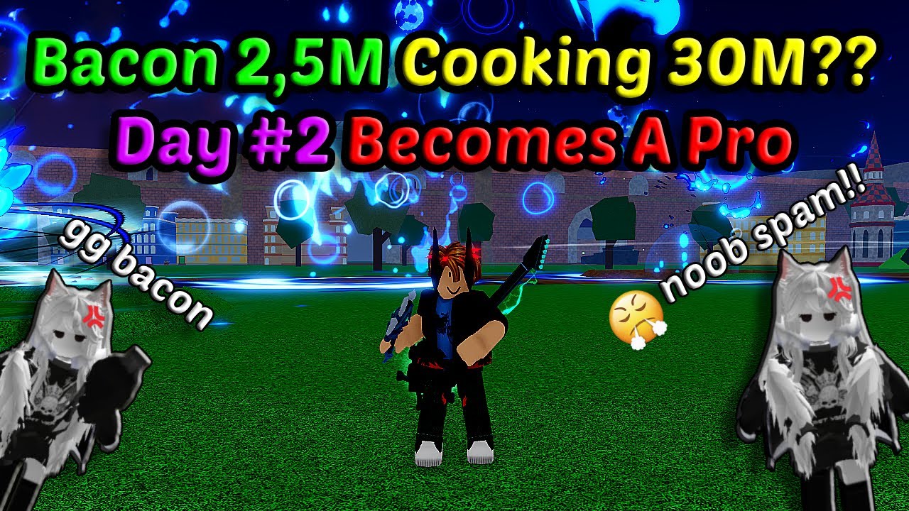Bacon Becomes A Pro #2 From 2,5M Being Spammer With Dragon Trident Combo Blox Fruits Bounty Hunting
