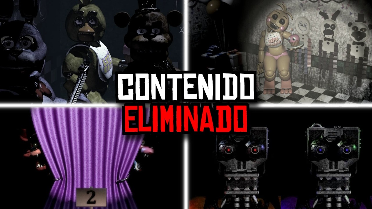 TODO EL CONTENIDO ELIMINADO DE FNAF (1-UCN)
