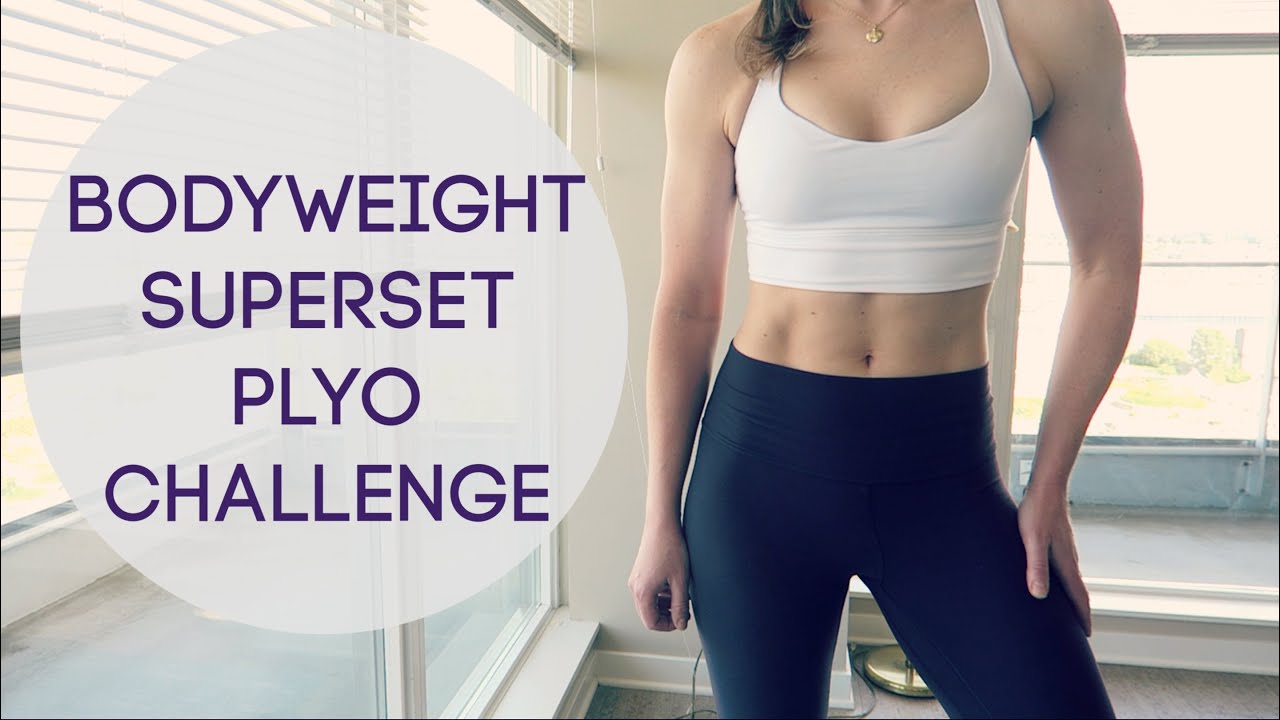 Bodyweight Superset Plyo Rep Challenge