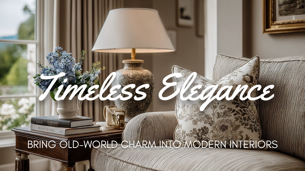 🕰️ Timeless Elegance : 10 Ways to Bring Old-World Charm Into Modern Interiors