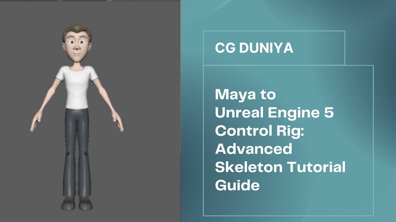 Advanced Skeleton Rig to Unreal Engine 5 | Maya to UE5 control rig | unreal engine tutorial