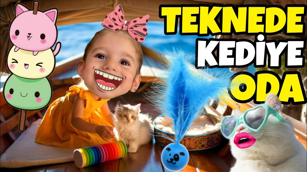 TEKNEDE YAVRU KEDİ İÇİN GİZLİ ODA YAPTIK🎈 Sonra Doktora Gittik‼️💉