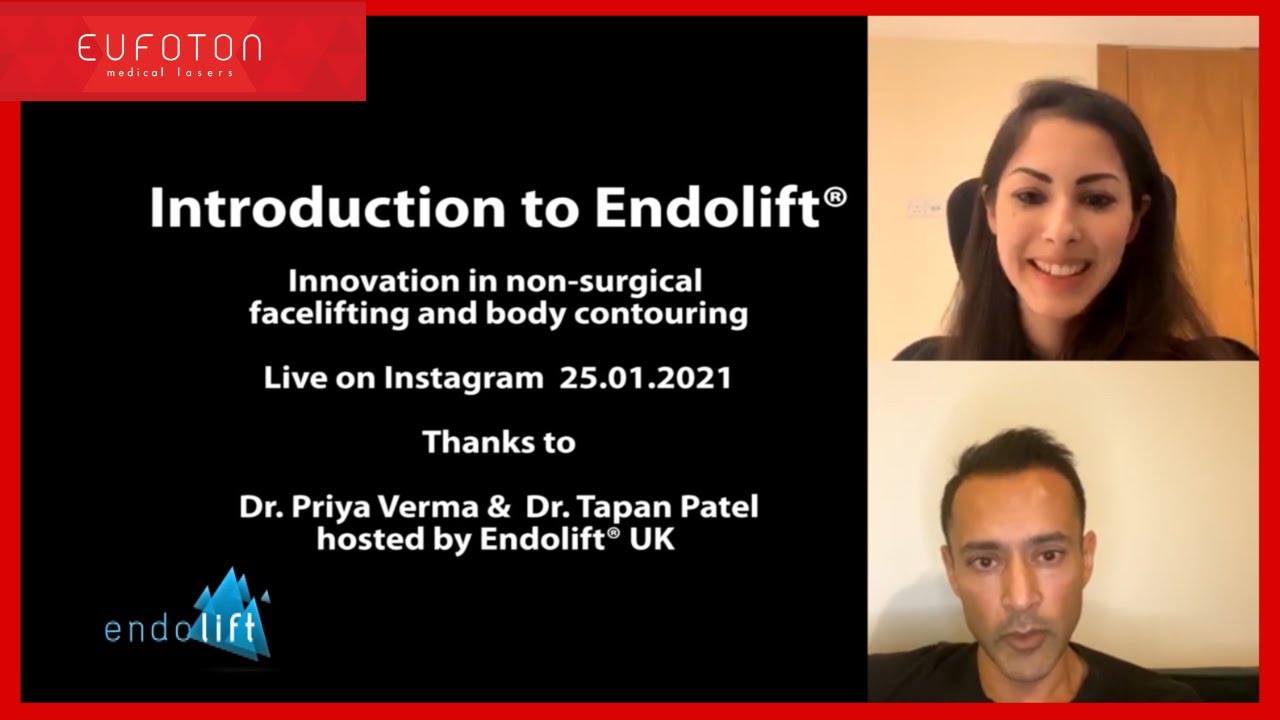 🇬🇧 Introduction to Endolift® - non surgical facelifting&body contouring-Dr Verma&Dr Patel[Eufoton®]