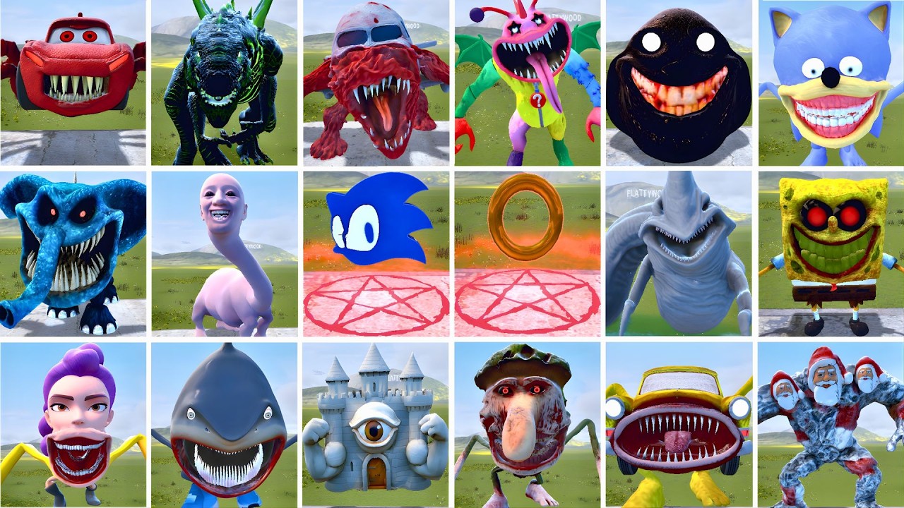 WHO IS THE STRONGEST FROM ALL SHIN SONIC TAPES VS ITALIAN AI BRAINROT MEMES TAPES in Garry's Mod