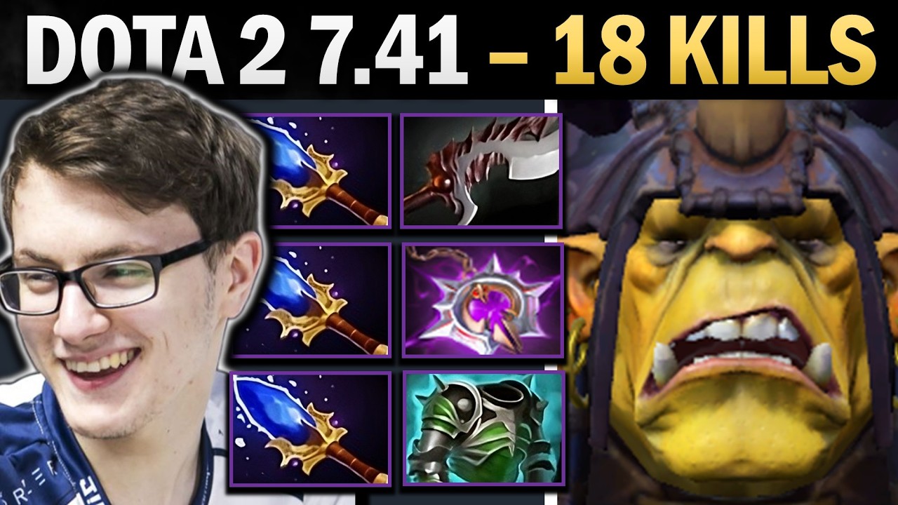 Alchemist with 18 Kills and 3 Aghanims - Dota 7.41