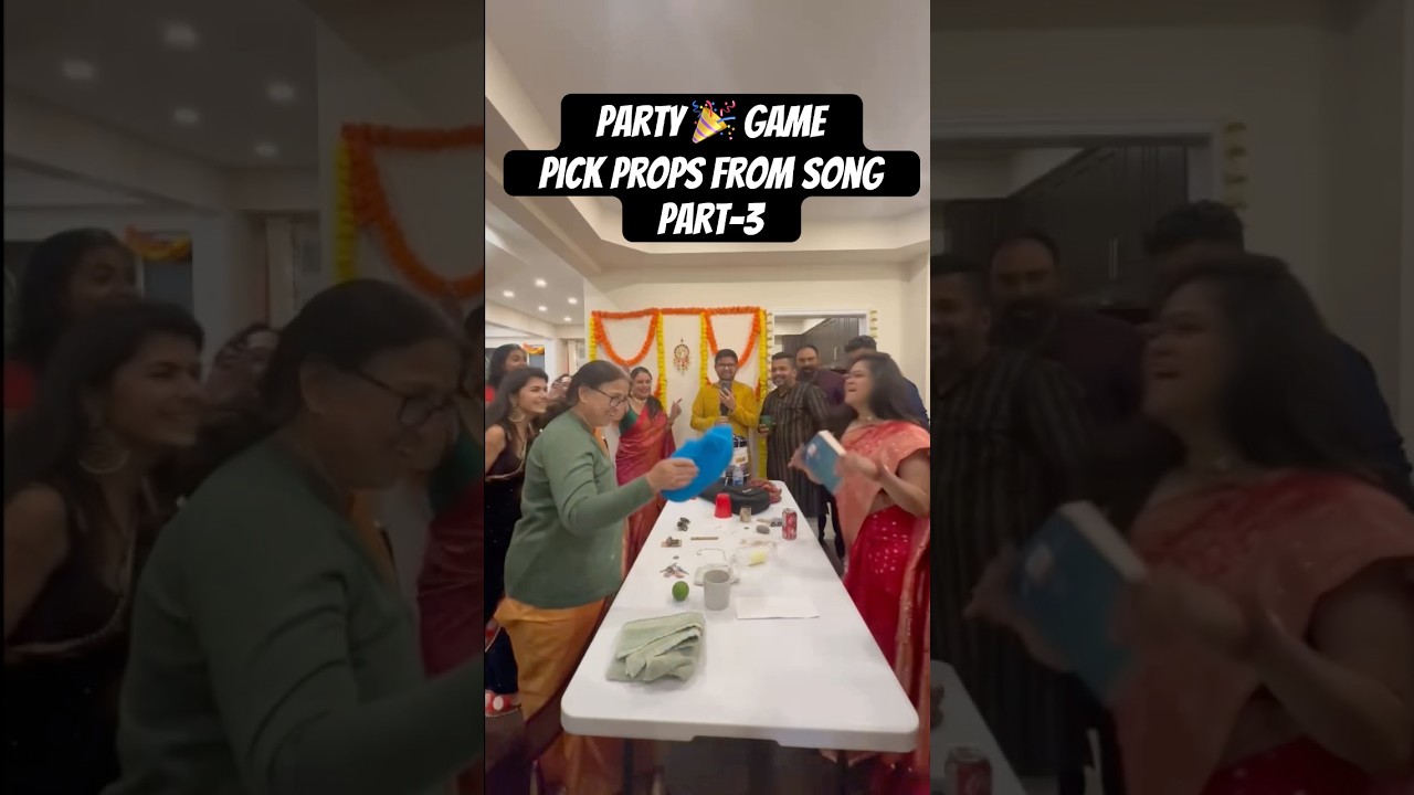 Party 🎉 Game idea - Pick props from Song&rsquo;s Lyrics #games #gamesidea #partygame