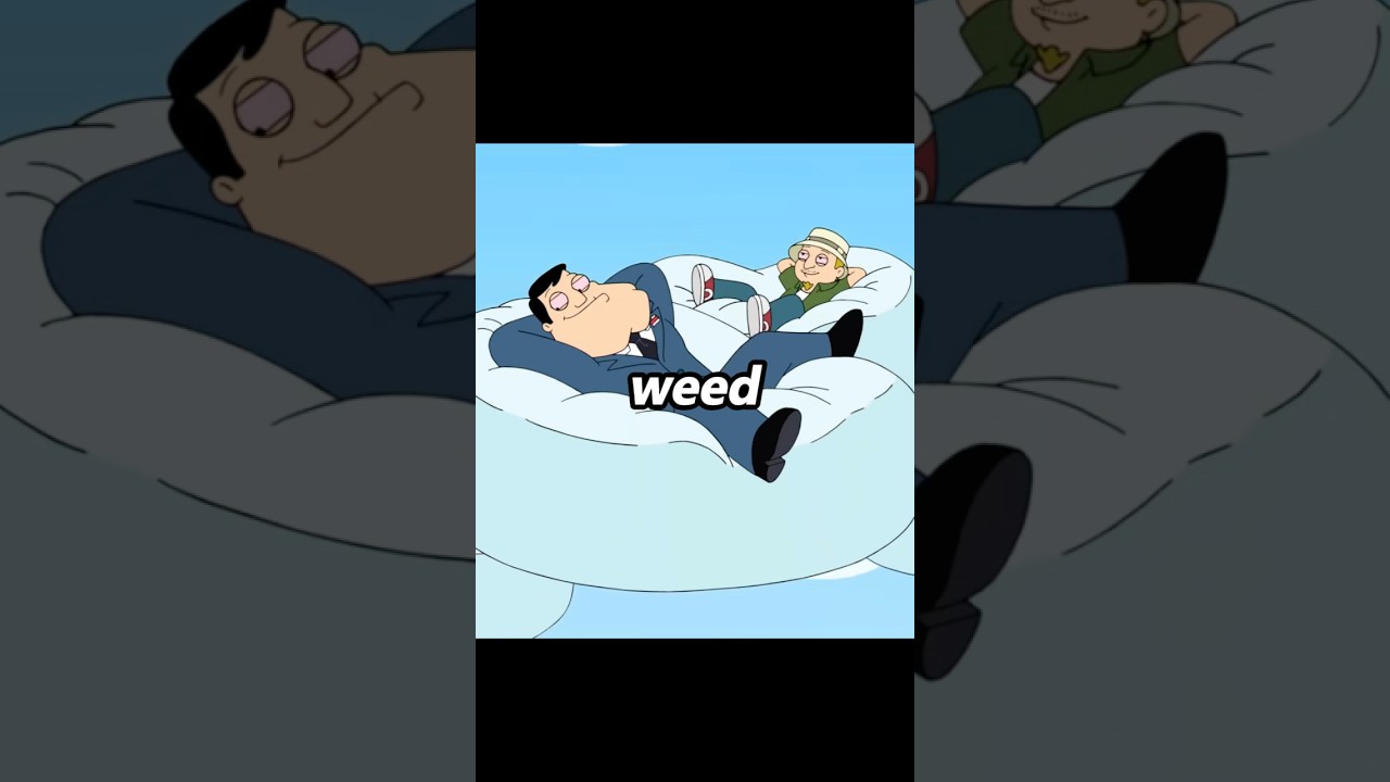 The world made of marijuana #americandad #anime