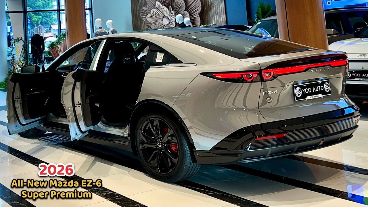 New Arrival! 2026 Mazda EZ-6 Super Premium - New Technology Exterior and Interior