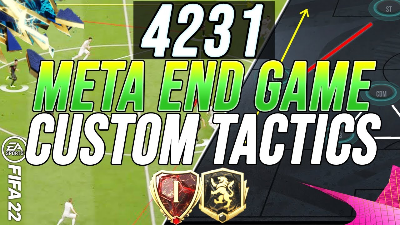 #1 4231 META END GAME RANK 1 CUSTOM TACTICS & GAMEPLAY - FIFA 22