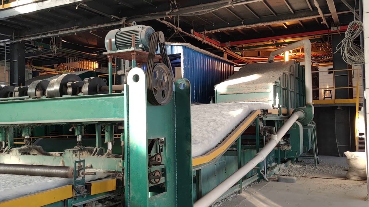 Ceramic Fiber Blanket Production Line Show video