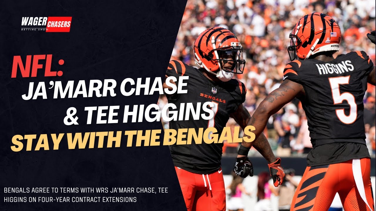 Bengals agree to terms with WRs Ja'Marr Chase, Tee Higgins on four-year contract extensions
