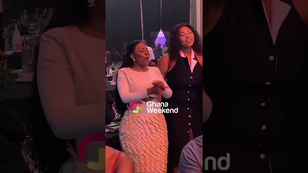 Nana Aba Anamoah shows off her dance moves in style at Kojo Antwi&rsquo;s book launch. #GhanaWeekend