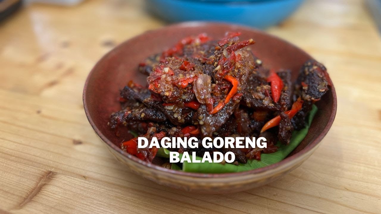 Daging Goreng Balado | Dendeng Balado |