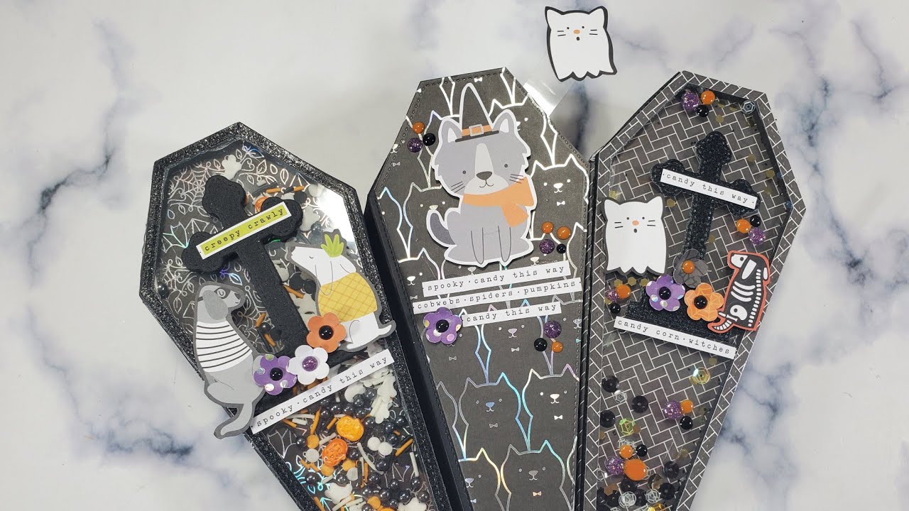 3D COFFIN TUTORIAL USING KSCRAFTS COFFIN SHAKER DIE