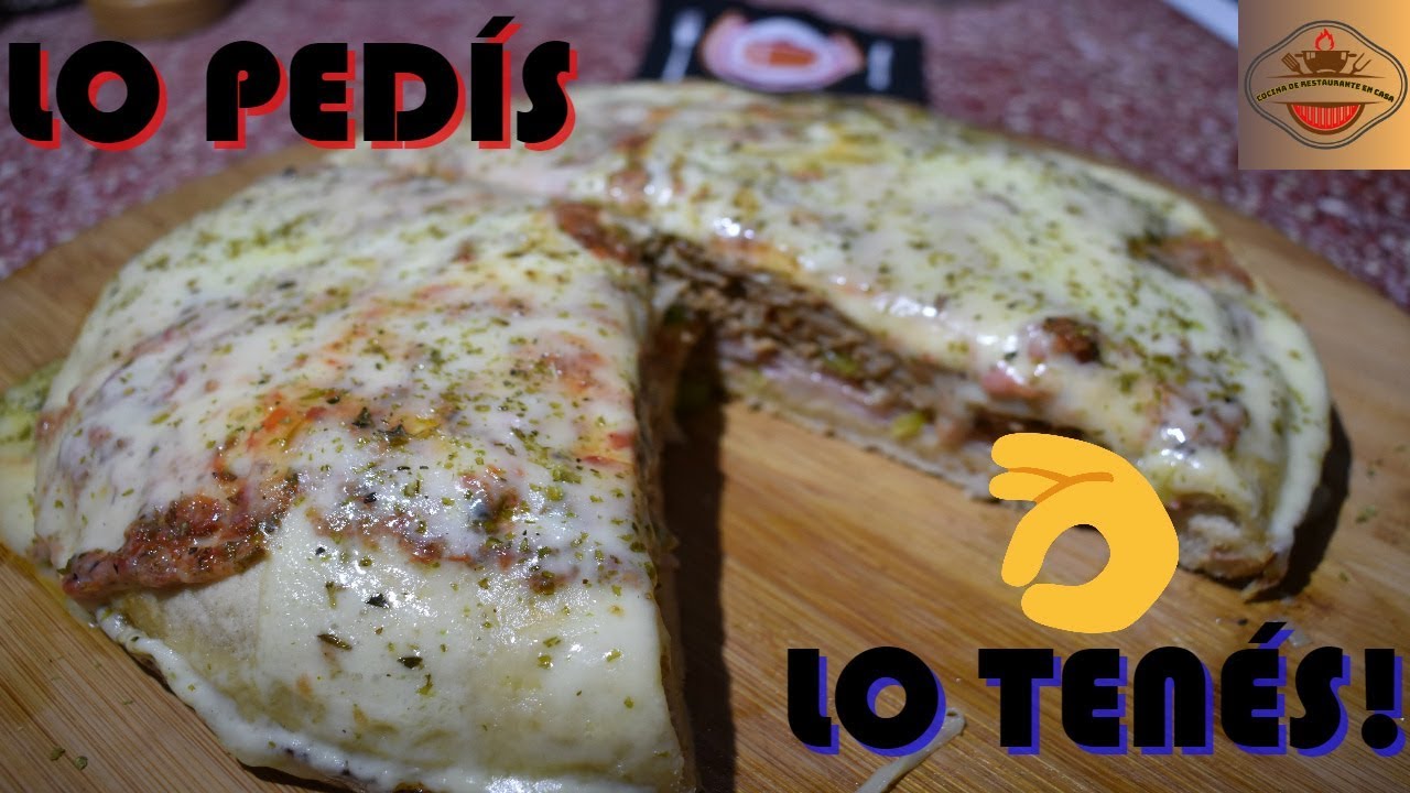 Increíble HAMBURPIZZA Paso a Paso 🍕🍔 | Cocina de Restaurante en Casa