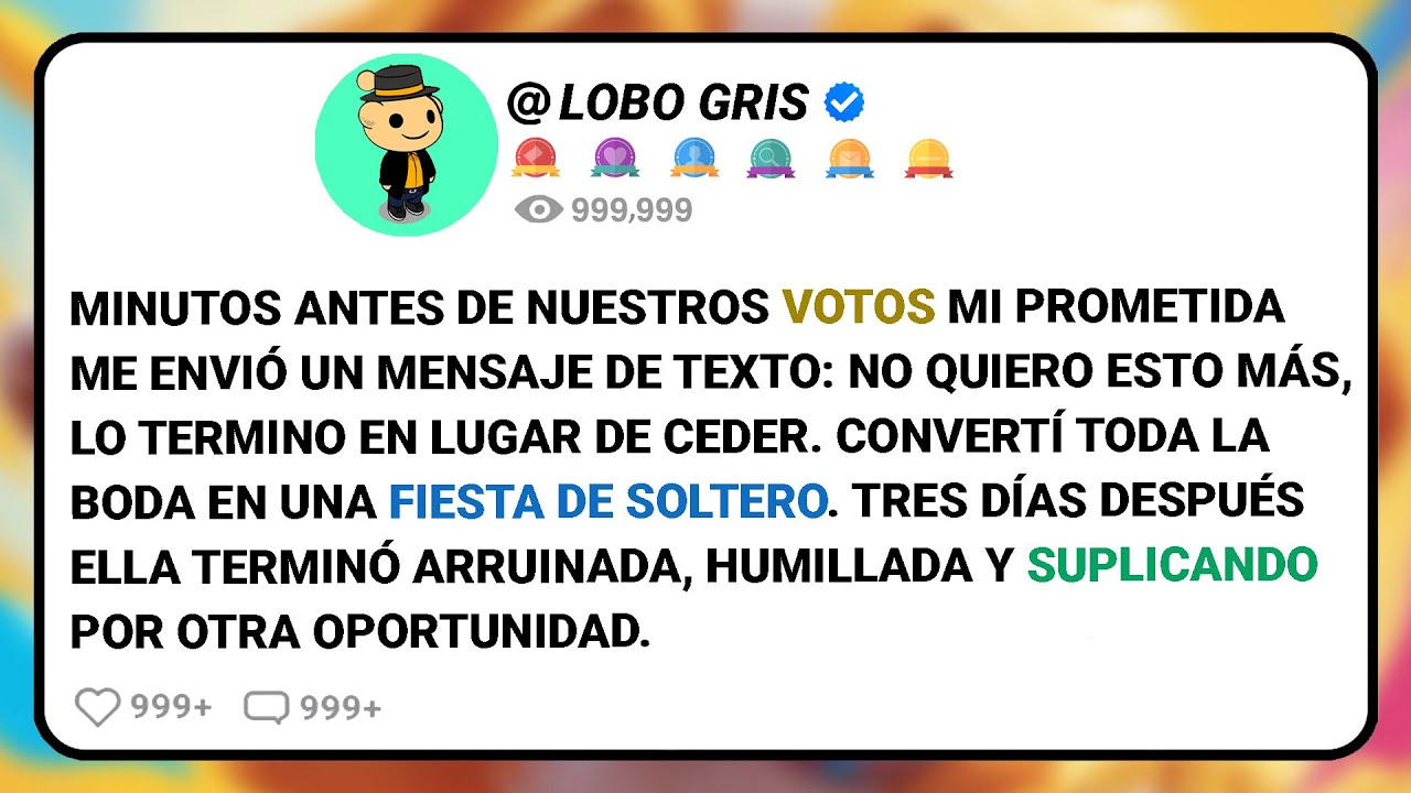 Minutos Antes De Nuestros Votos Mi Prometida Me Envió Un Mensaje De Texto: No Quiero Esto.....