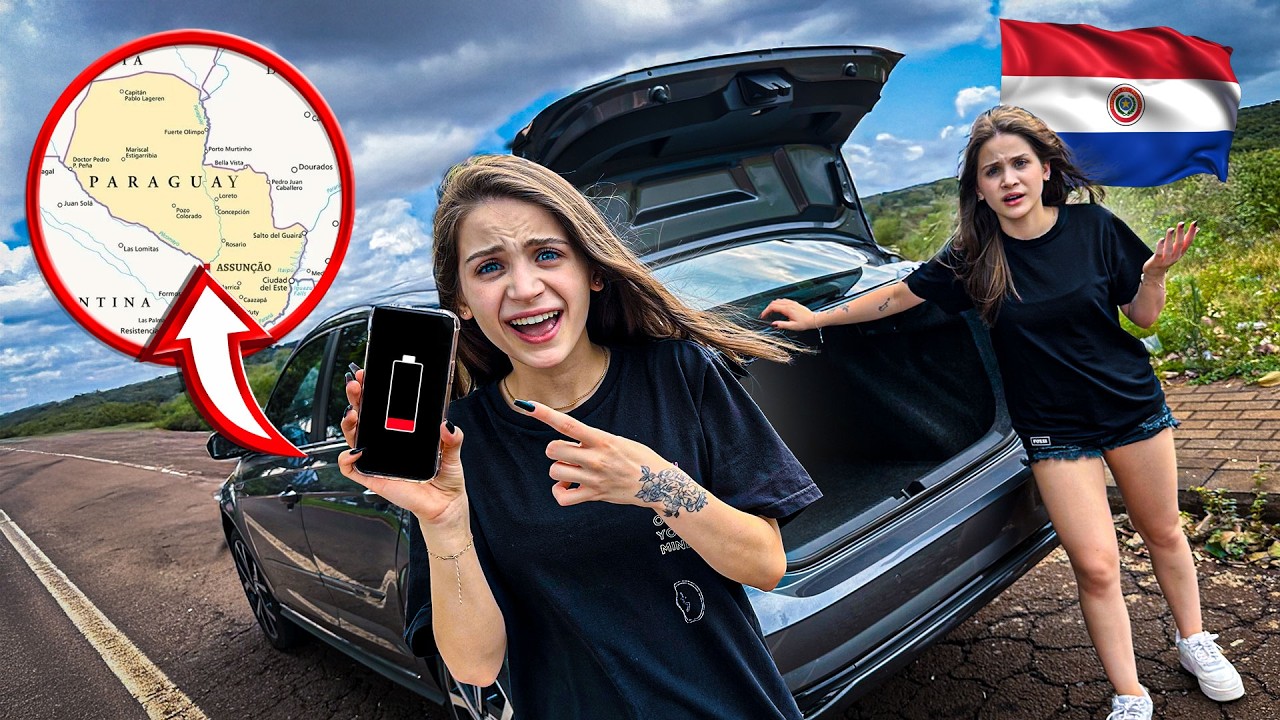 DIRIGINDO RETO ATÉ CHEGAR EM OUTRO PAÍS! *NOSSA BATERIA ACABOU… 📵
