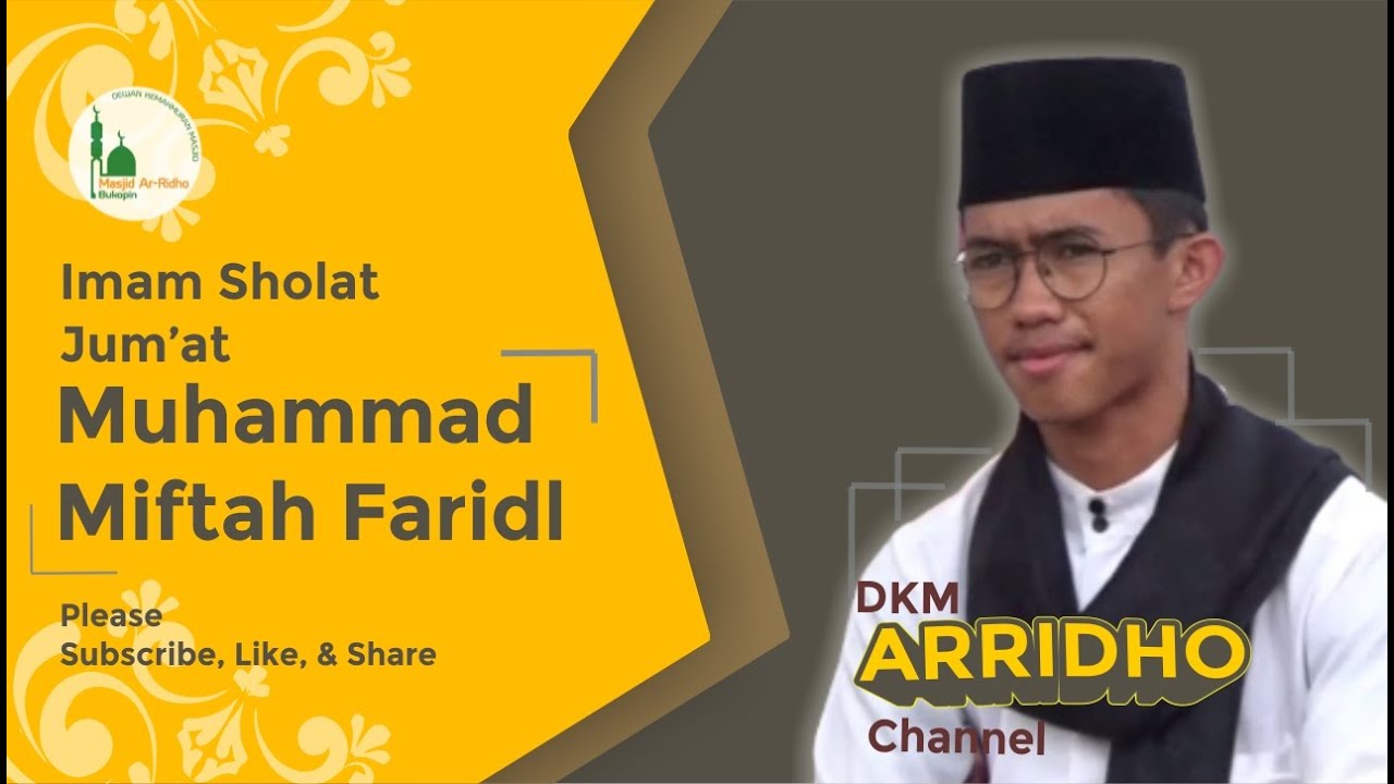 MasyaAllah Bacaan Qur'an Qori Internasional || Ust. Muhammad Miftah Faridl || Masjid Arridho