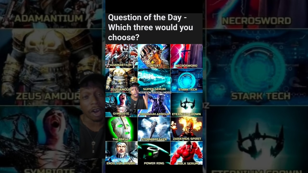 MARVEL X DC ITEM BUILDS #marvel #mcu #DC #dcccomics