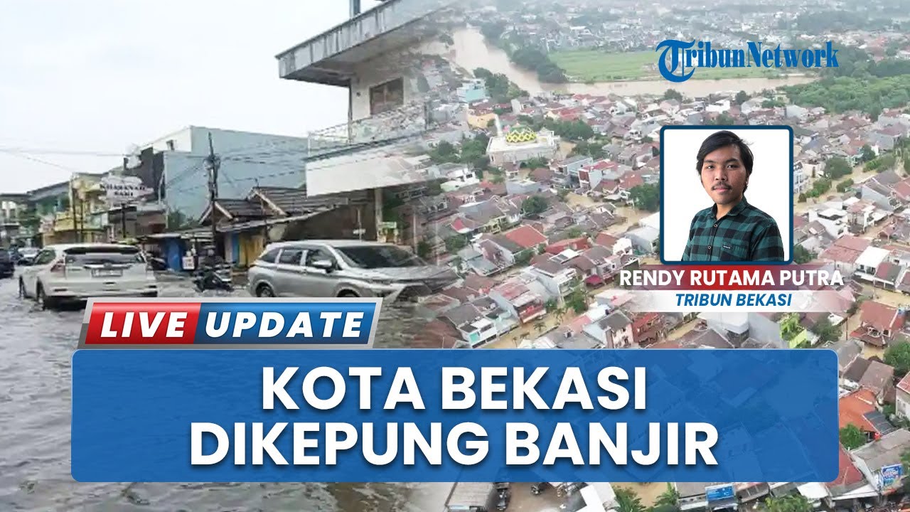 Efek Diguyur Hujan dari Pagi ke Pagi, Kota Bekasi Dikepung Banjir hingga 9 Kecamatan Terdambak