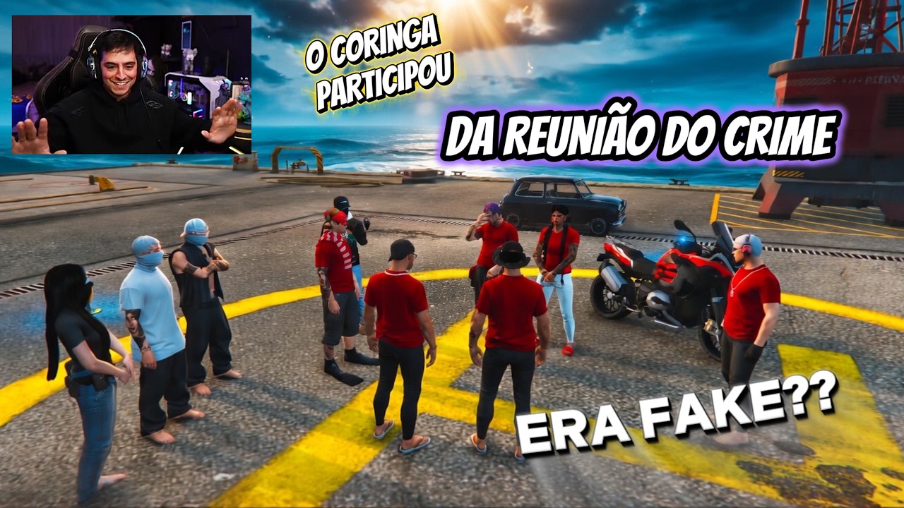 CORINGA PARTICIPOU DA GRANDE reunião COM O SUBMUNDO DO CRIME? #gtarp