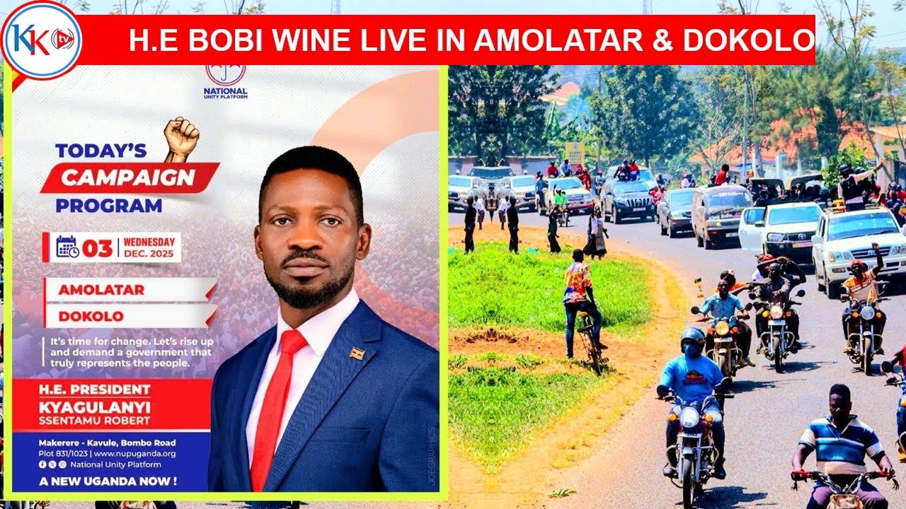 LIVE: Bobi Wine Takes Over Amolatar & Dokolo &mdash; Unstoppable Energy