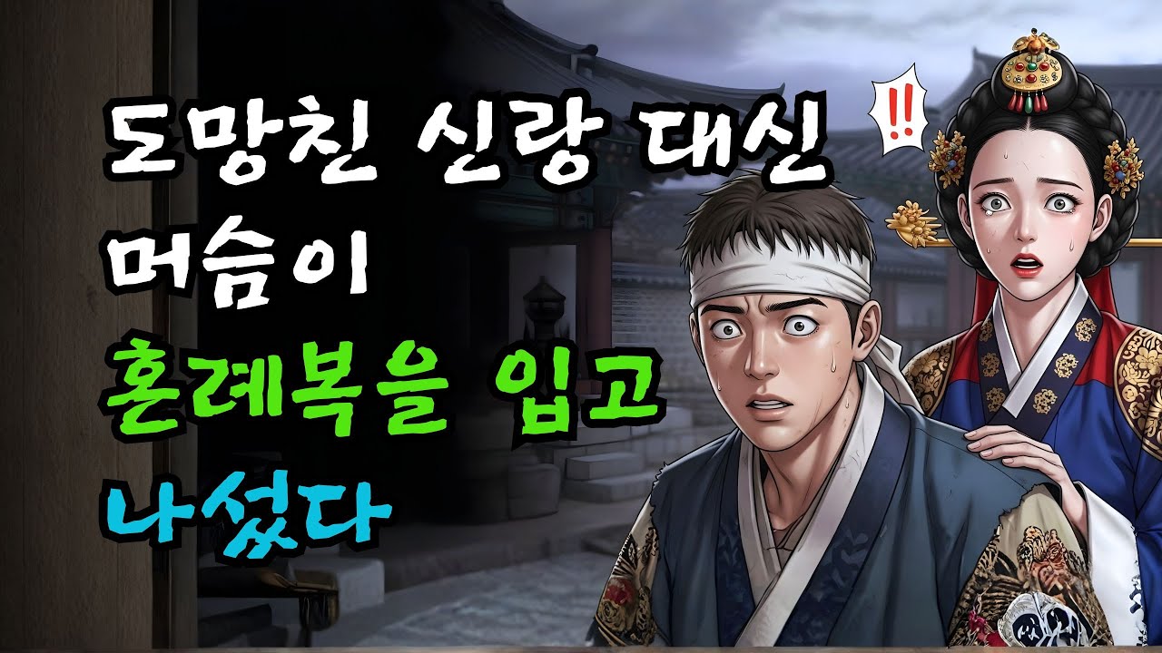 도망친 신랑 대신 혼례복을 입은 머슴의 운명 반전 / 조선이야기 / 민담 / 오디오북