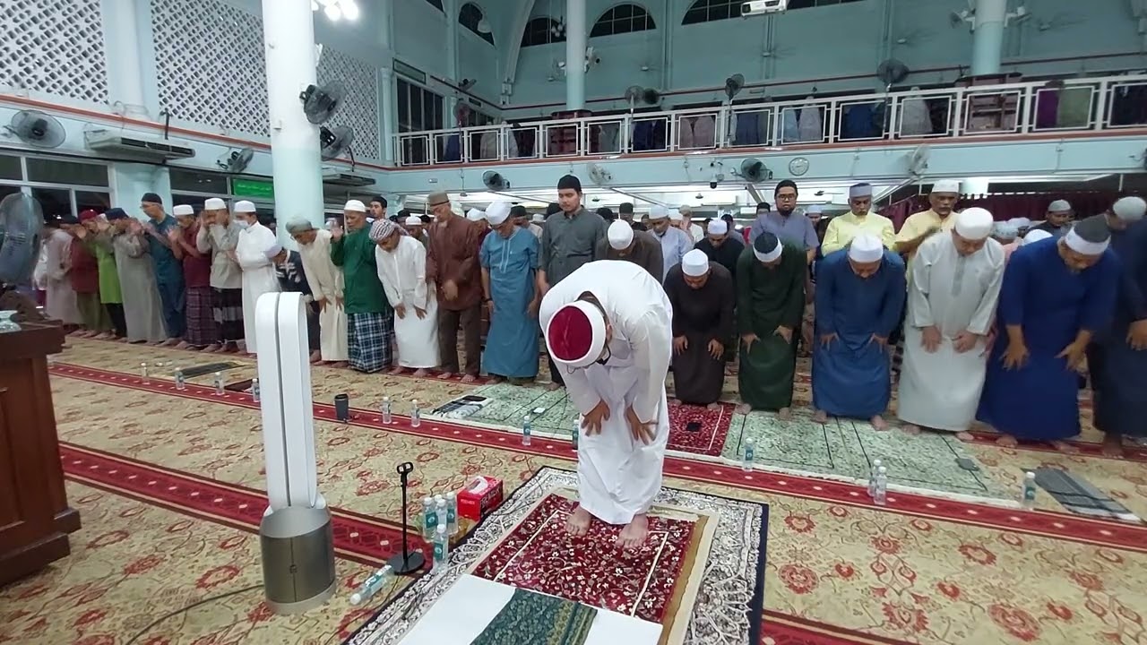 Solat Terawih 7.3.2026 Sabtu 1447H. Pimpinan Imam Sheikh Dhiaa Abdo Swidan
