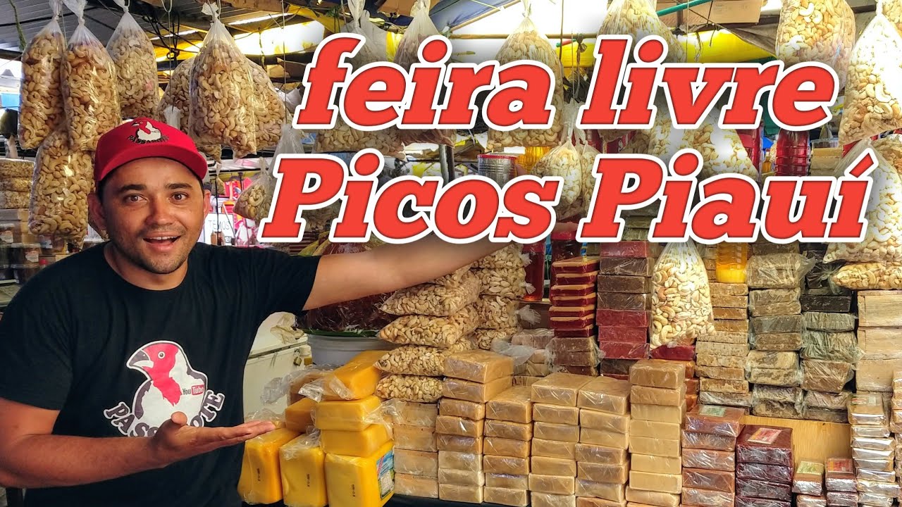FEIRA LIVRE NO SERTÃO NORDESTINO PICOS PIAUÍ A MELHOR QUE VOCÊ JA VIU TEM DE TUDO E MAIS UM POUCO