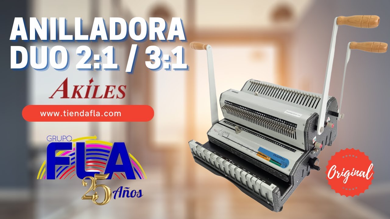 Anilladora Akiles DUO (paso 2:1 y 3:1)