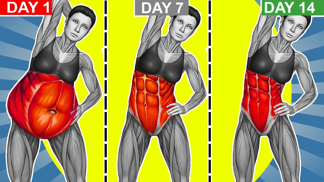 Upper and Lower Abs Burner ➜ 15-Min Mat Workout for a Flat Belly👙 | 2 Weeks Weight Loss Challenge