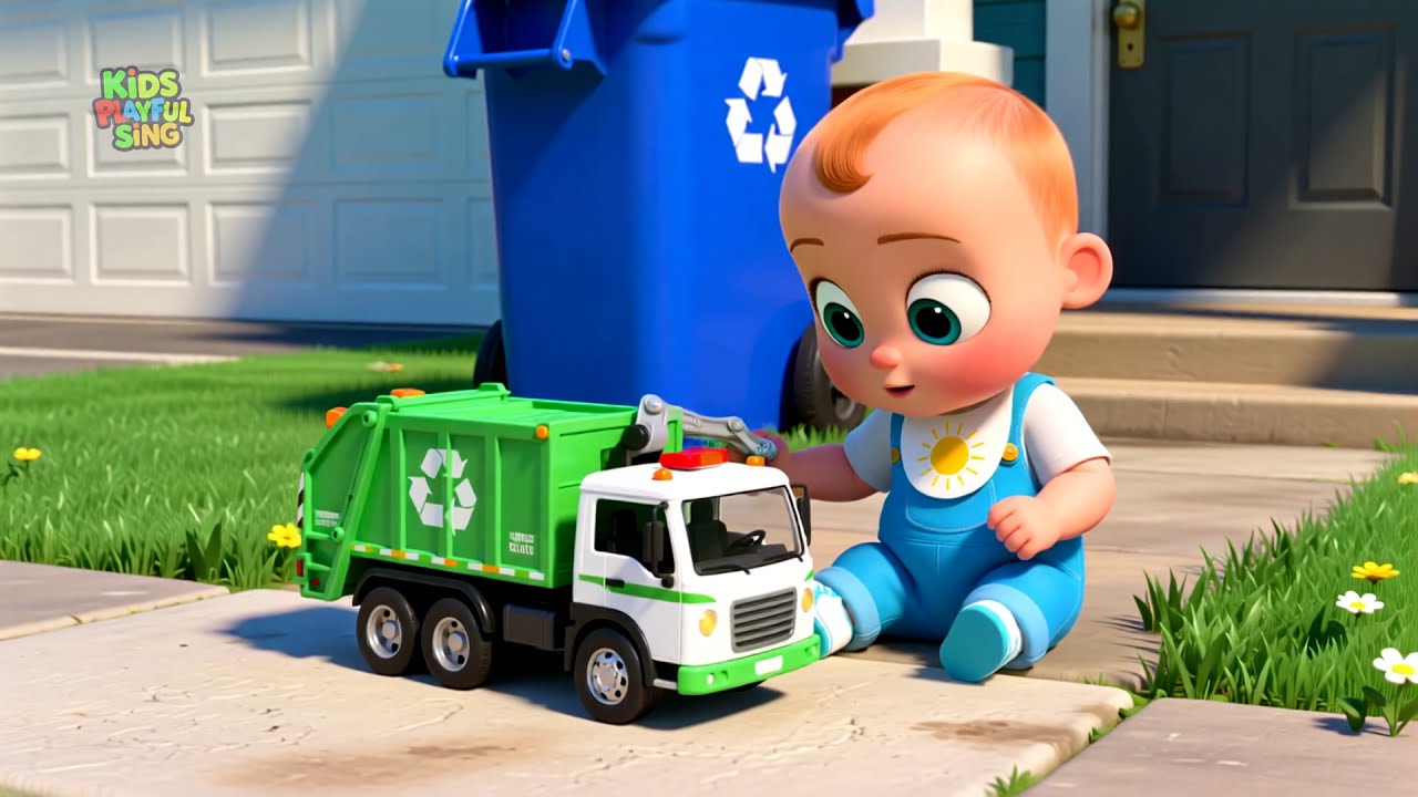 My Helping Cars! 🚚 Fire Truck, Garbage Truck & Ambulance Song | Nursery Rhymes for Kids