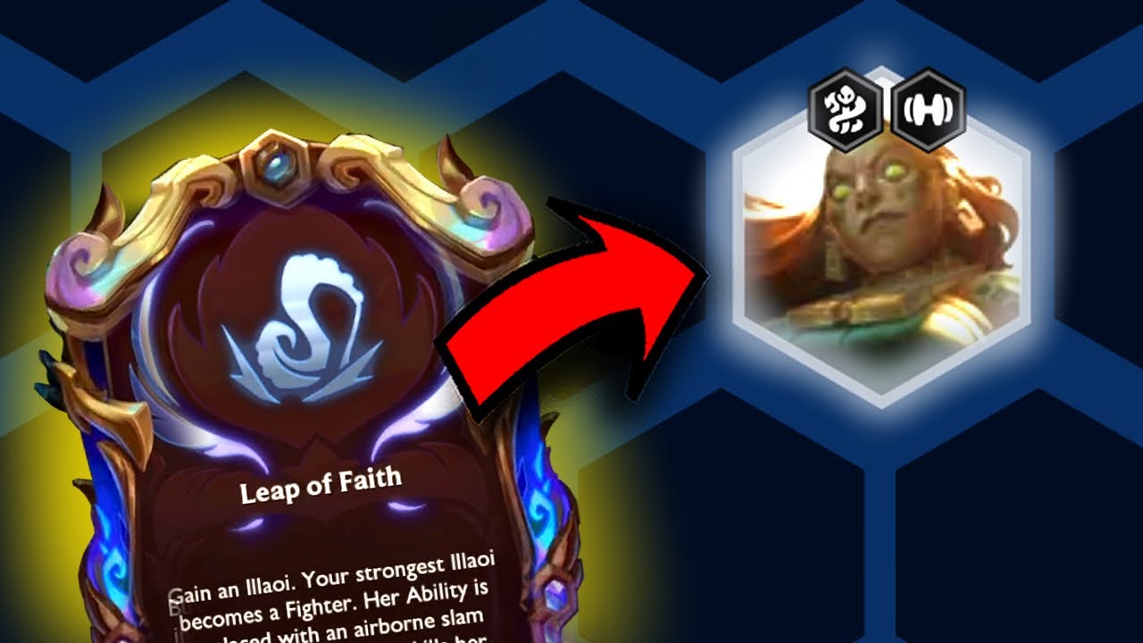 Leap of Faith??? Illaoi Hero Augment!!!  TFT Set 16 PBE Gameplay
