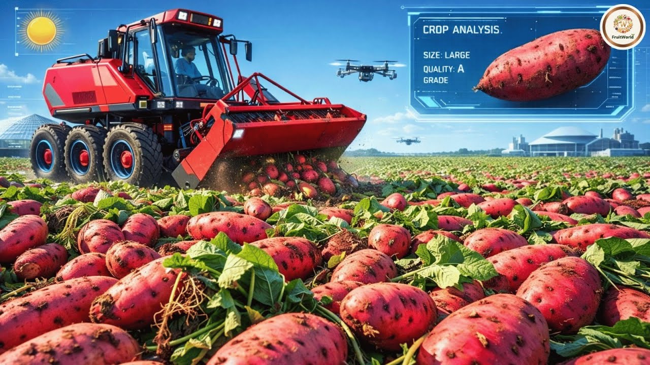 Sweet Potato Journey Explained | Step-by-Step From Farm to Factory to Market