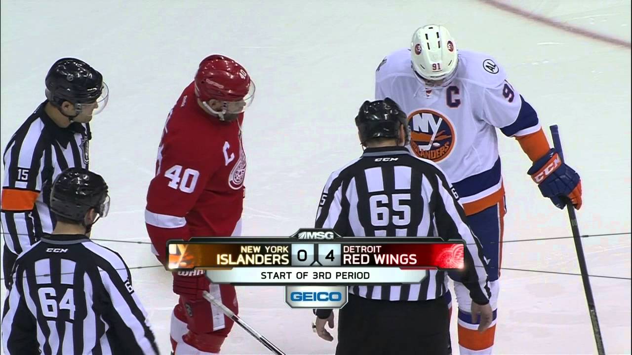 Gotta See It: Zamboni causes delay between Islanders, Red Wings